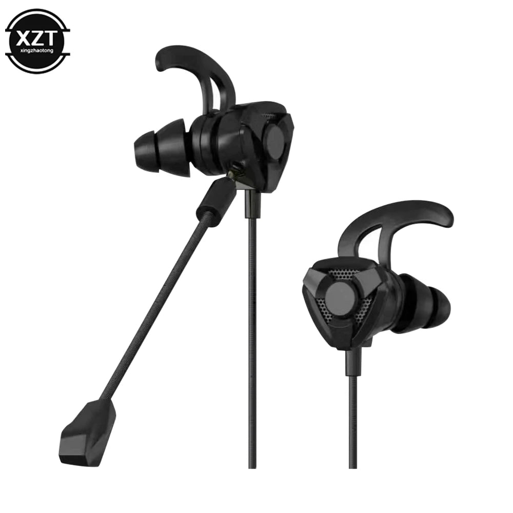 Professional Gamer Earphones - Wired Headset Gaming Earbuds With Mic For Pubg PS4 CSGO Casque Phone Tablet Laptop Universal Game
