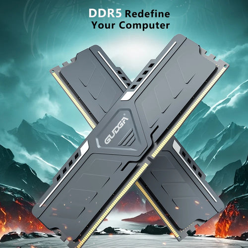 NEW GUDGA Memoria Ram DDR5 8GB/16GB/32GB 4800MHz 5600Mhz 6000Mhz 6400Mhz 6800Mhz  CL34/38/46/40 Desktop Computer Dimm Memory