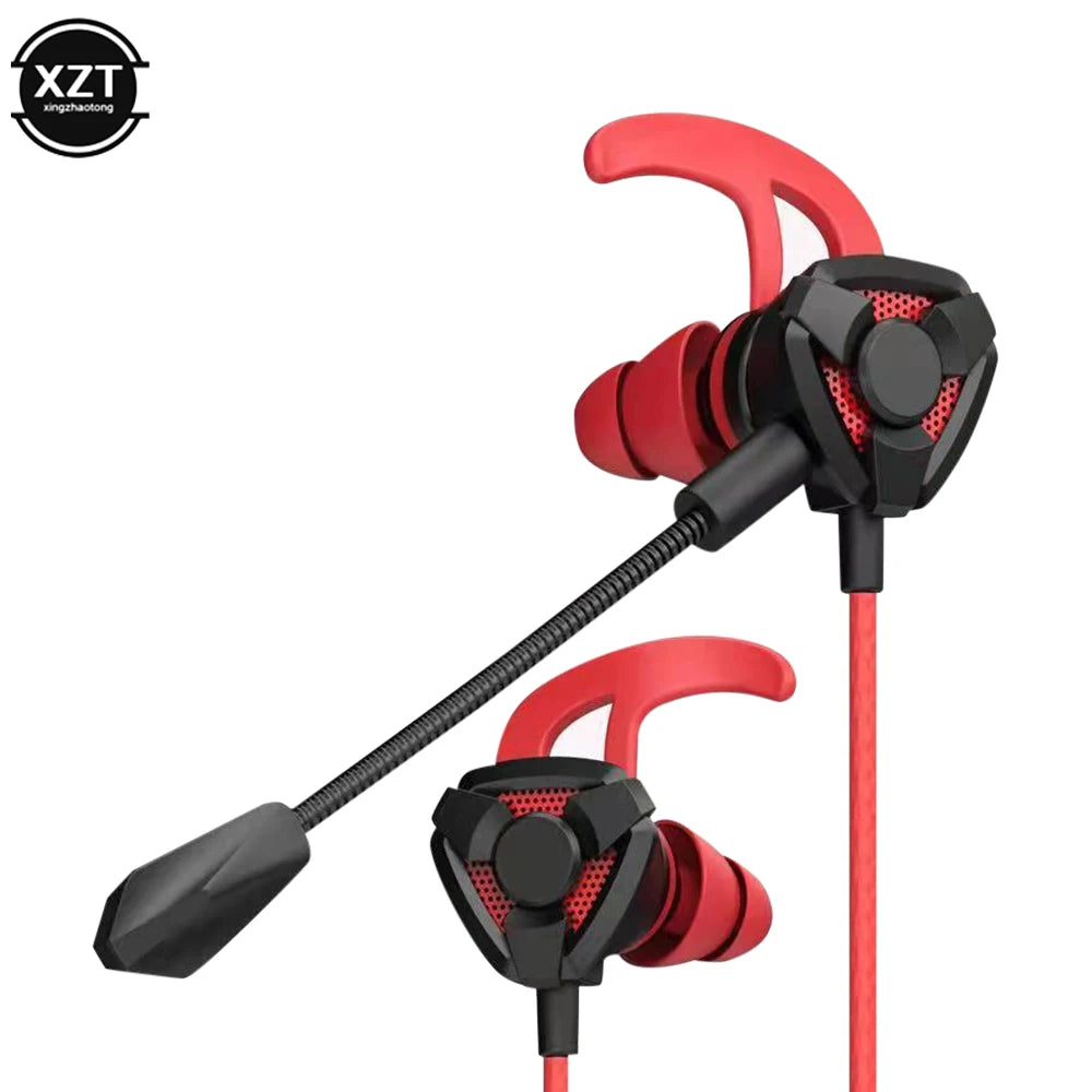 Professional Gamer Earphones - Wired Headset Gaming Earbuds With Mic For Pubg PS4 CSGO Casque Phone Tablet Laptop Universal Game